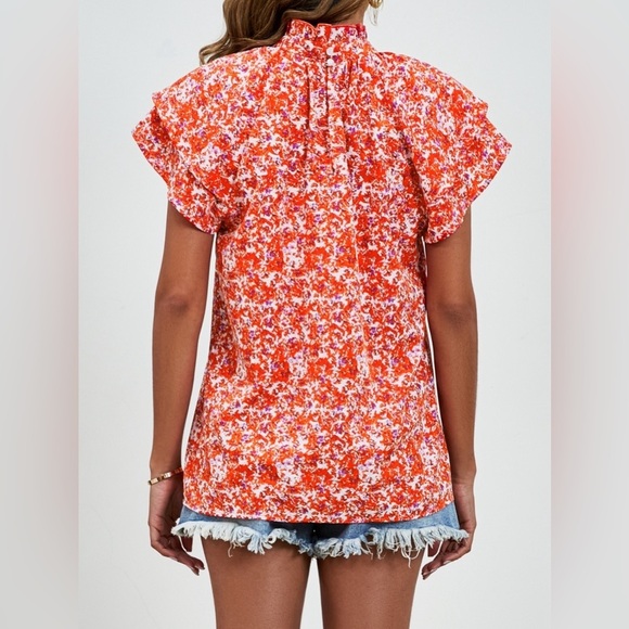 Whispering Winds Womens Short Sleeve Blouses - Picture 2 of 7